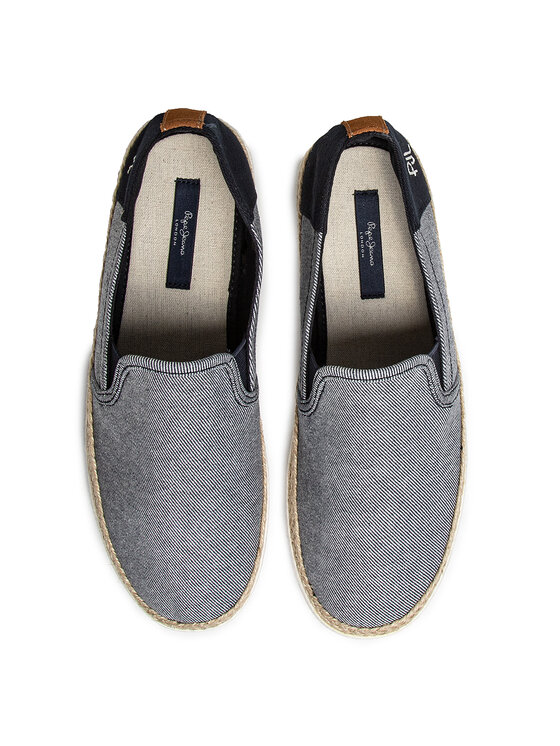 Pepe Jeans Espadrilės Pepe Jeans Maui Slip On Twill PMS10283 Pilka