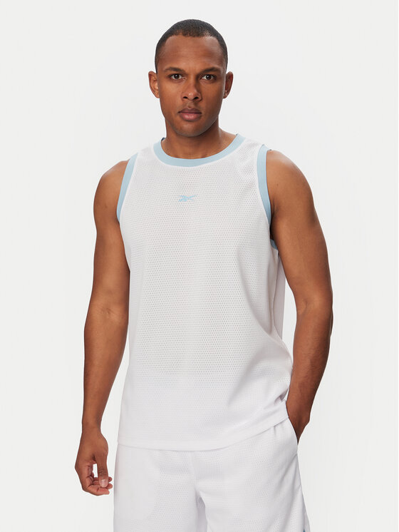 Reebok Reebok Camiseta sin mangas Michał RK25880CCM Blanco Regular Fit