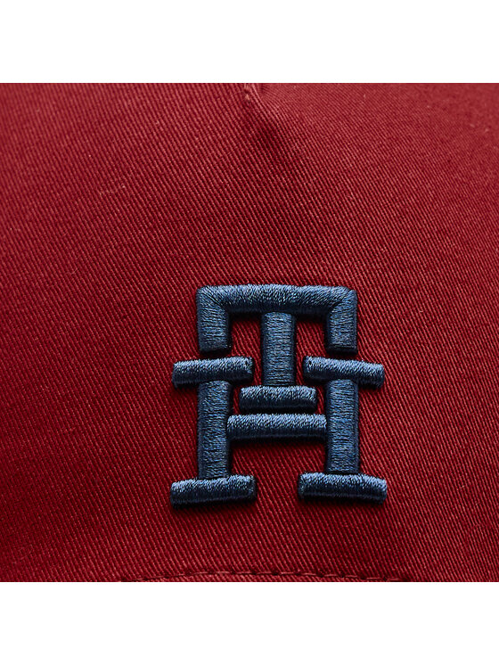 Tommy Hilfiger Kepurė su snapeliu Tommy Hilfiger Coastal Prep AM0AM10867 Vyšninė