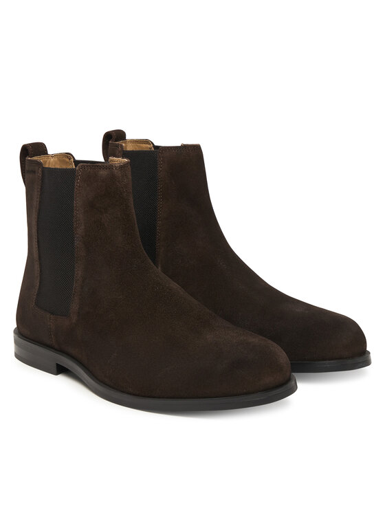 Calvin Klein Botines Chelsea Calvin Klein Ess Rubber Chelsea Su HM0HM02055 Marrón