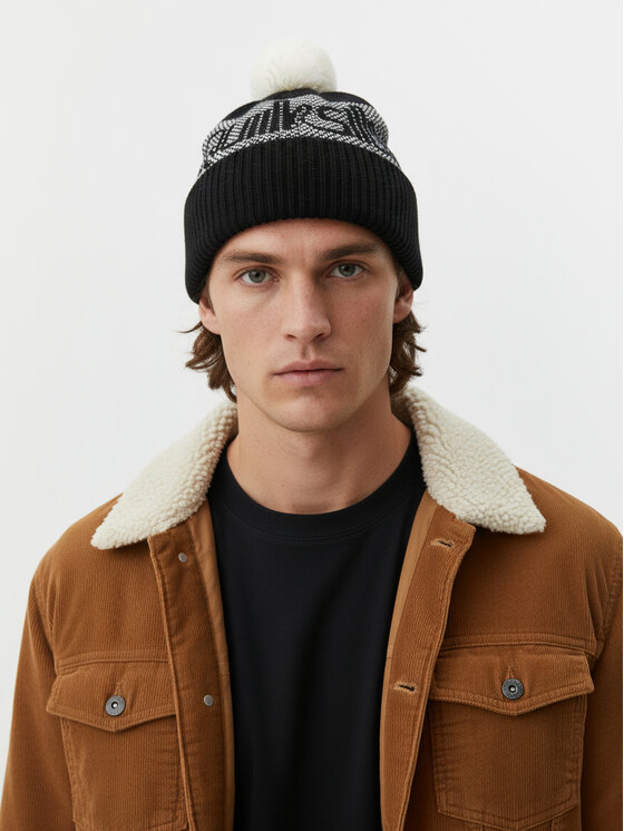 Quiksilver Căciulă Quiksilver CEO-QS-M3-002-AW25 Negru
