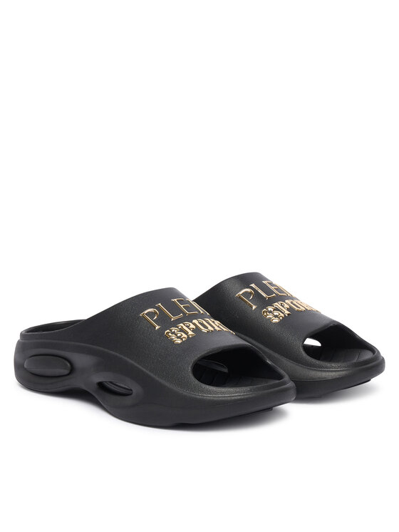 Plein Sport Şlapi Plein Sport Solar Slides PAFS USG0041 STE003N Negru