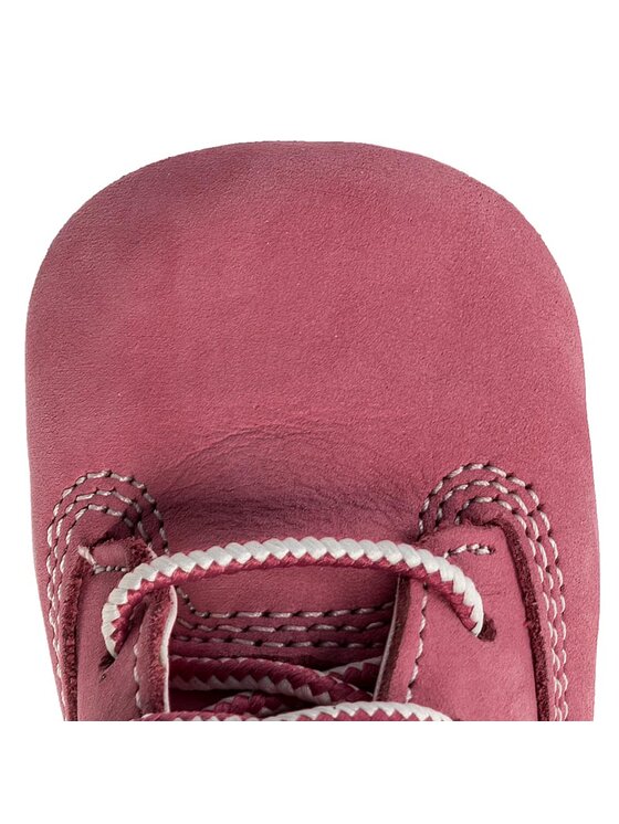 Timberland Черевики Timberland Crib Bootie With Hat 9680R/TB09680R6611 Рожевий