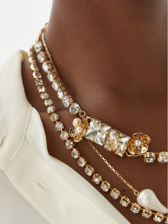 TWINSET Náhrdelník TWINSET 252TA4280 Zlatá