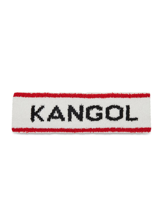 Kangol Medžiaginė ausų juosta Kangol Bermuda Stripe Headband K3302ST Balta
