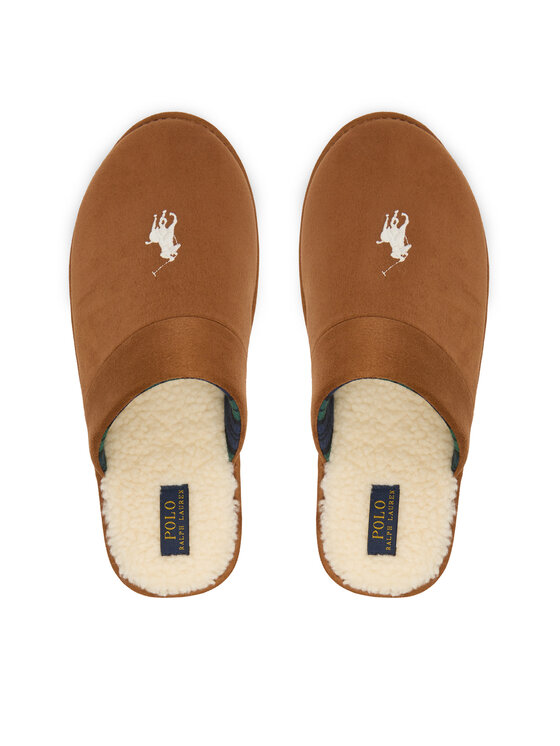 Polo Ralph Lauren Papuče Polo Ralph Lauren 843981604003 Hnedá