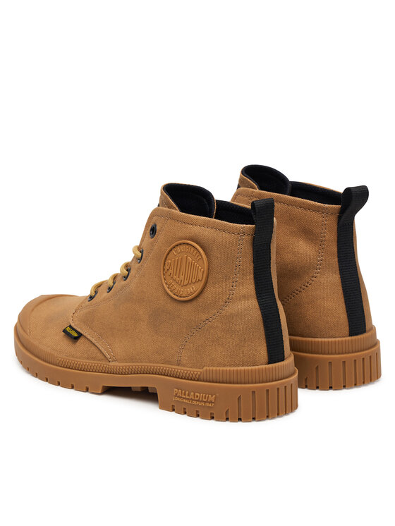Palladium Schnürstiefeletten Palladium Pampa Sp20 Hi Wax 74388-209-M Braun