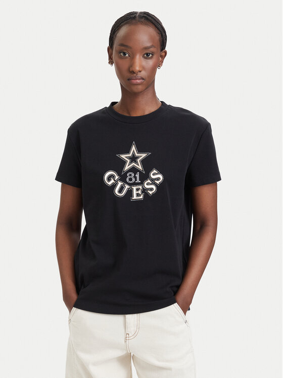 Guess Guess Camiseta V6YI04 K4268 Negro Regular Fit