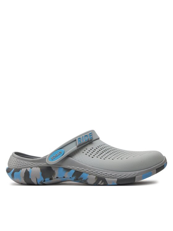 Klapki Crocs Literide 360 Marbled Clog 207634 Szary | Eobuwie.com.pl