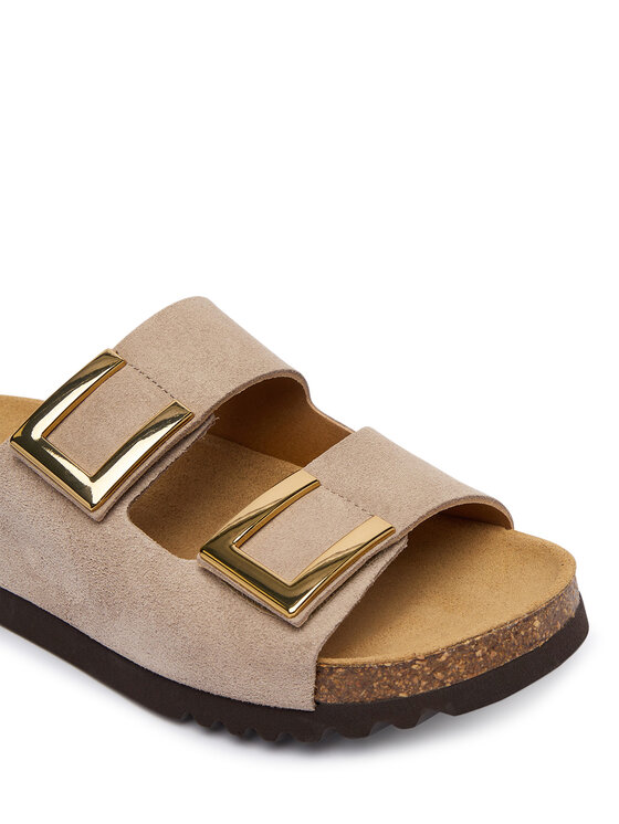 Scholl Шльопанці Scholl Monterey 2 Straps MF32404 Бежевий