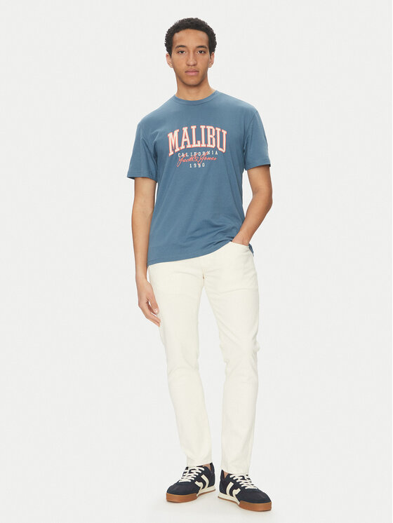 Jack & Jones Jack & Jones Póló Detroit 12268441 Kék Relaxed Fit