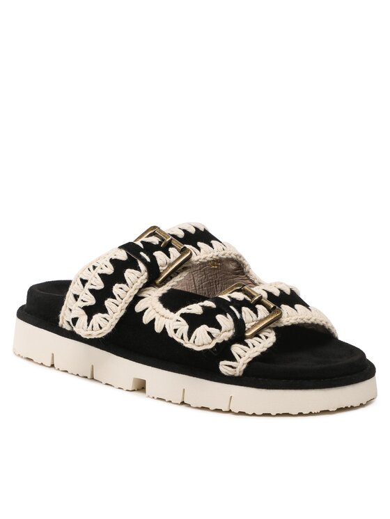 Mou Chanclas Mou New Bio With Buckles SW461005A Negro