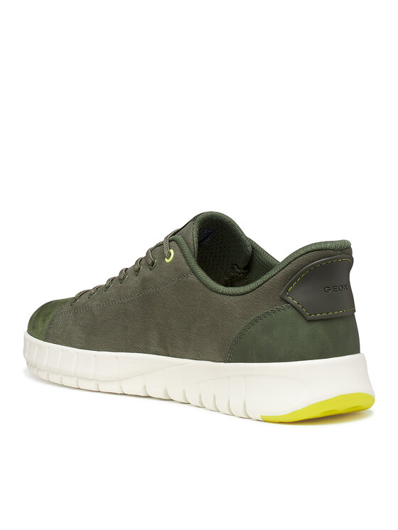 Geox Sneakersy Geox U Flextride Plus U65MAC 01022 C3391 Zielony