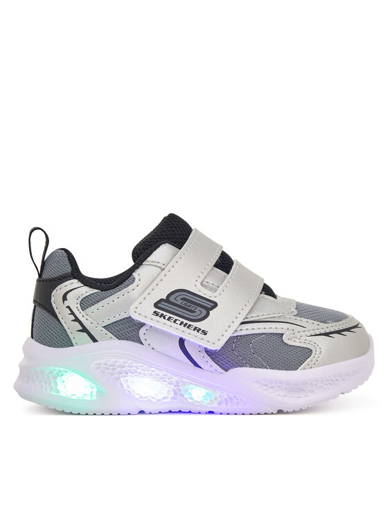 Skechers Снікерcи Skechers Meteor-Lights - Glow 401498N/SLBK Срібний