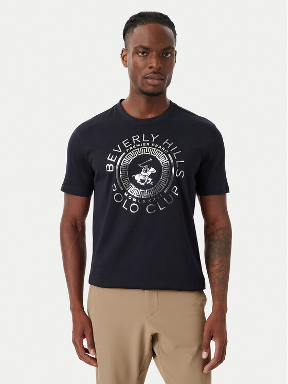 Beverly Hills Polo Club Beverly Hills Polo Club Camiseta M1342 Azul marino Regular Fit