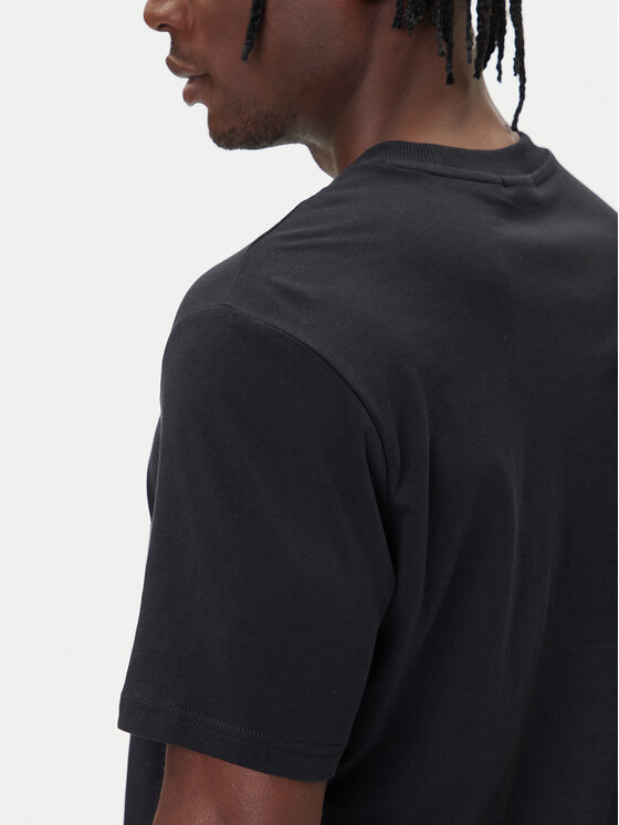 Napapijri Napapijri Camiseta S-Drapeau Ss NP0A891K Negro Regular Fit