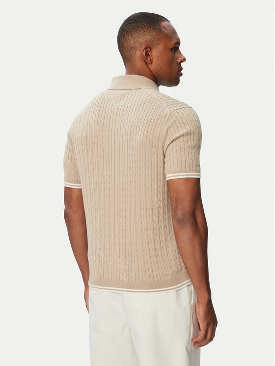 Tommy Hilfiger Tommy Hilfiger Polo MW0MW40701 Beige claro Regular Fit