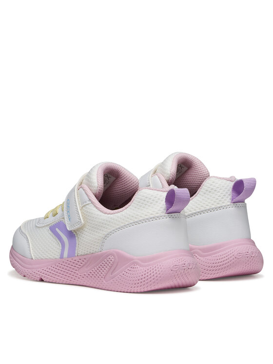 Geox Snīkeri Geox J Sprintye Girl J36FWB 01454 C0406 S Balts