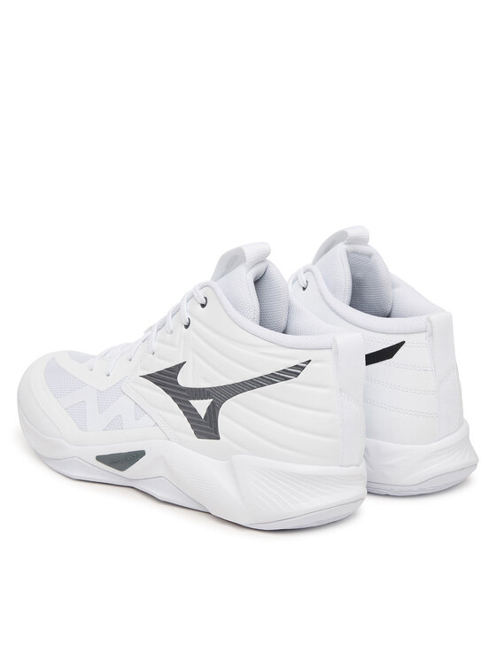 Mizuno Buty halowe Mizuno Wave Momentum Pro Mid V1GA2545 Biały