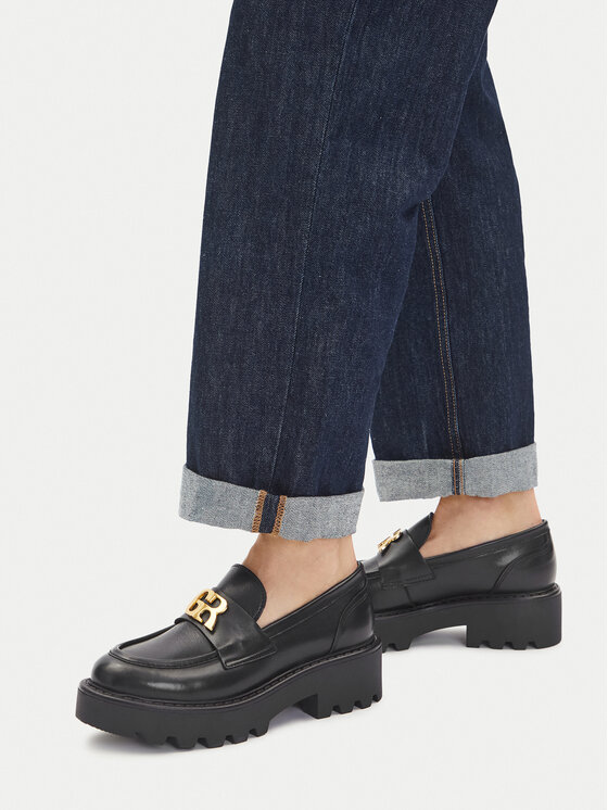 GINO ROSSI Loafersy Gino Rossi EO-ROYA-8103-25 Černá