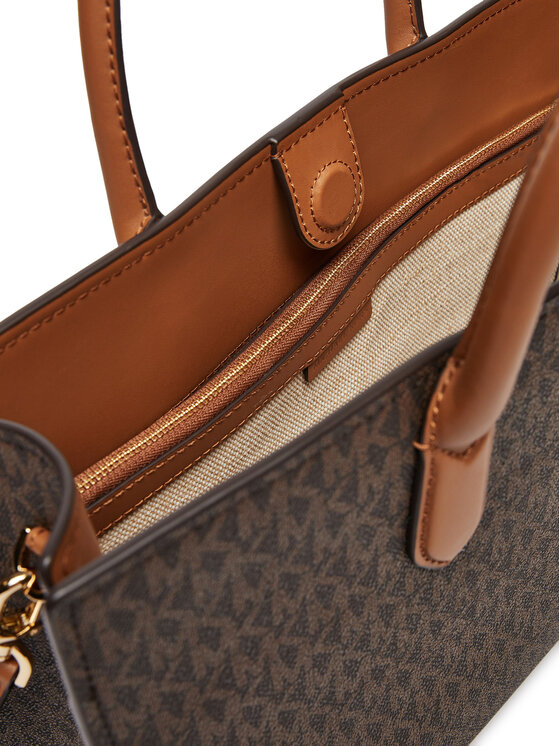 MICHAEL Michael Kors Rankinė MICHAEL Michael Kors Scarlett Medium Signature Logo Satchel 30F4GETS2B Ruda