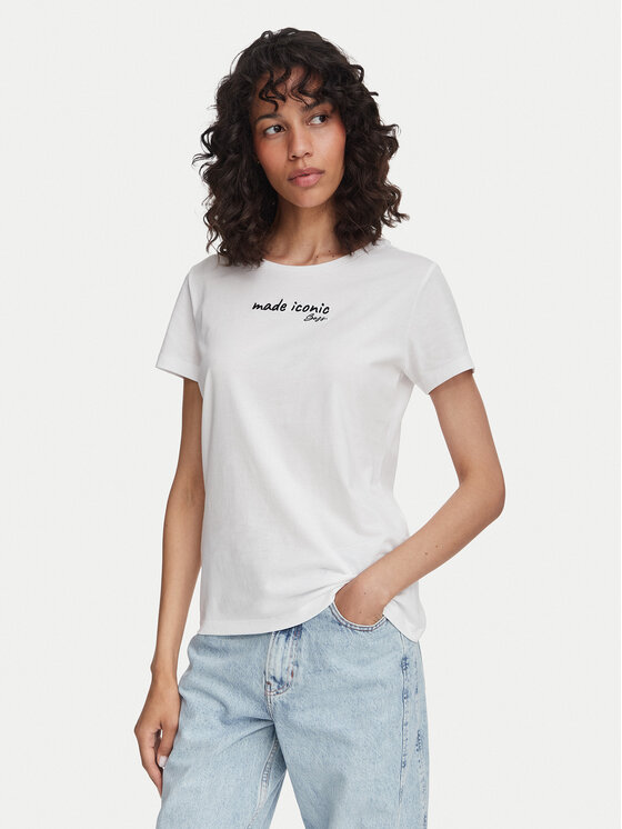 BOSS BOSS Camiseta C_Elove_5 50566827 Crema Slim Fit