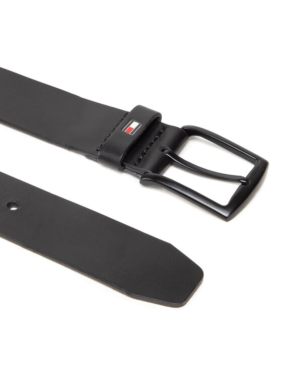 Tommy Hilfiger Cinturón para hombre Tommy Hilfiger Denton Matte 3.5 AM0AM08362 Negro