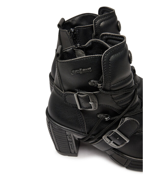NEW ROCK Черевики NEW ROCK M-TRCASCO004-V2 Чорний