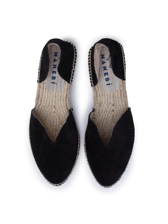 Manebi Espadrillas Manebi Open Side Flats K 1.0 O0 Nero