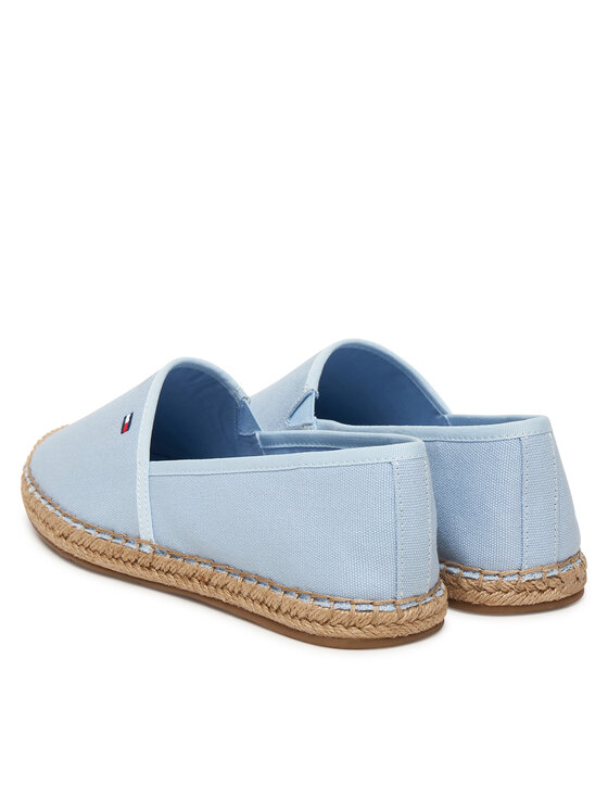 Tommy Hilfiger Espadrile Tommy Hilfiger Flag Canvas Espadrille FW0FW08541 Svijetloplava