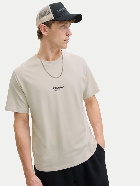 Jack & Jones Jack & Jones Camiseta Jesoho 12278787 Beis Regular Fit