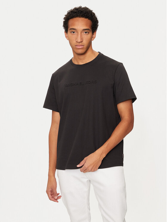 Michael Kors Michael Kors Majica CF4529H1V2 Črna Regular Fit