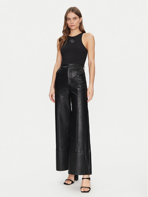 Guess Guess Топ W5GP57 KCV52 Чорний Regular Fit
