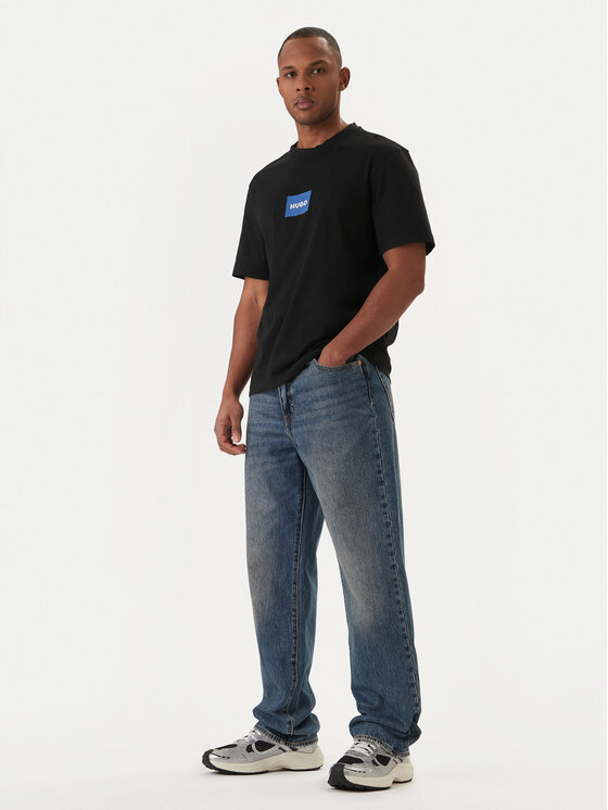 HUGO HUGO Camiseta Nayonix 50554382 Negro Regular Fit