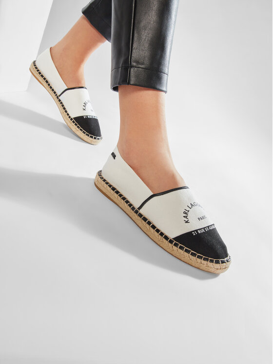KARL LAGERFELD Espadrilky KARL LAGERFELD KL80108 Biela