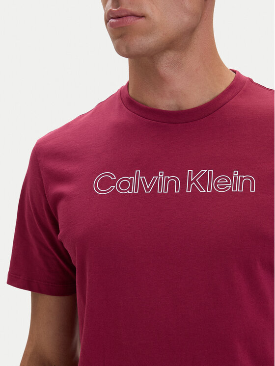 Calvin Klein Calvin Klein Camiseta 30s Logo Graphic LV04LH800G Rosa oscuro Regular Fit