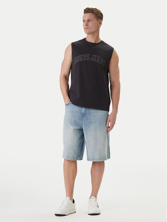 Guess Jeans Guess Jeans Smanicato M6GPB2 K8FQ4 Nero Regular Fit