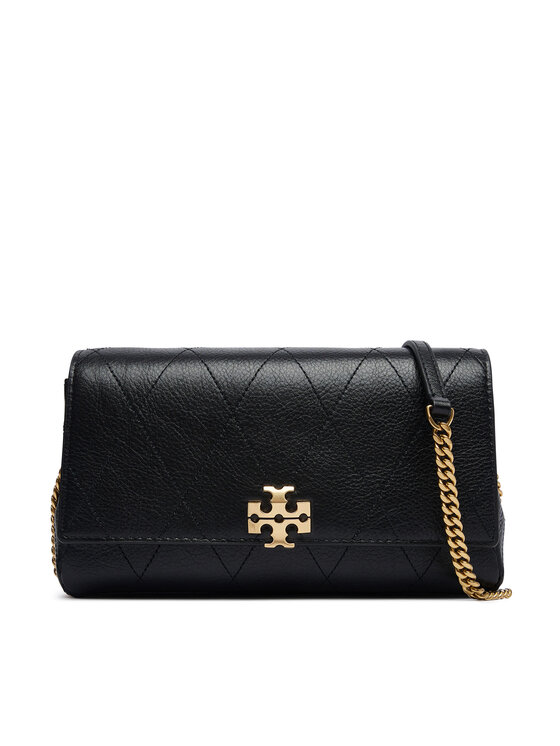 Tory Burch Сумка Tory Burch Quilted Chain Wallet 186041 Чорний