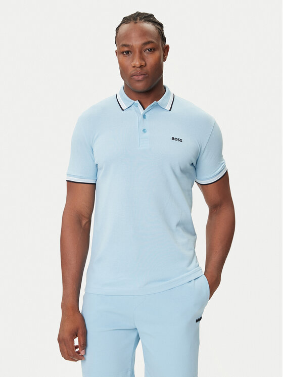 BOSS BOSS Polo Paddy 50469055 Celeste Regular Fit
