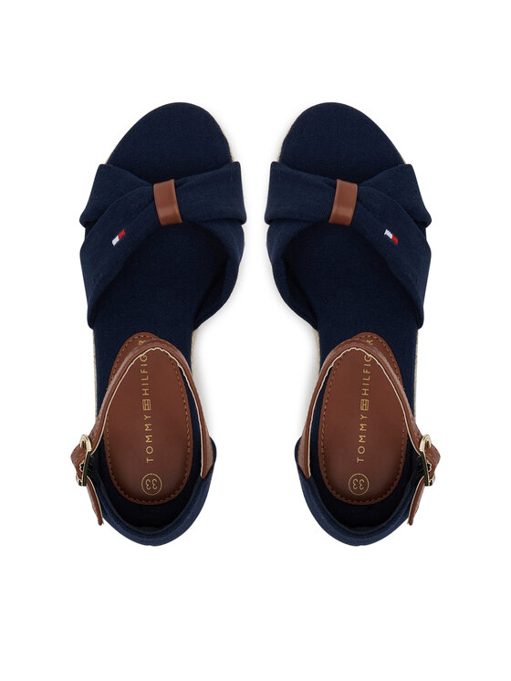 Tommy Hilfiger Espadrilky Tommy Hilfiger T3A7-33801-0048 M Tmavomodrá