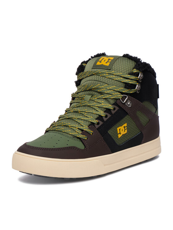 DC Shoes Sportcipők DC Shoes EO-PURE HIGH TOP WC WNT DC01802211 Sötétzöld