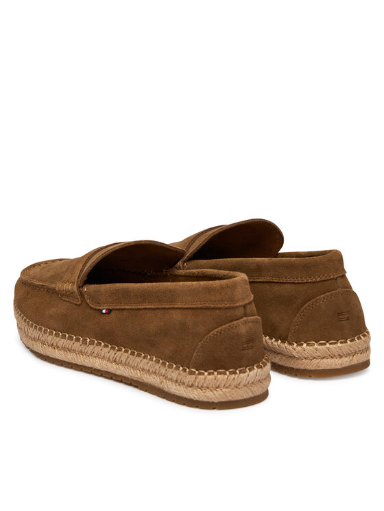 Tommy Hilfiger Espadrilky Tommy Hilfiger Flexible Hilfiger Sde Espadrille FM0FM05794 Hnedá