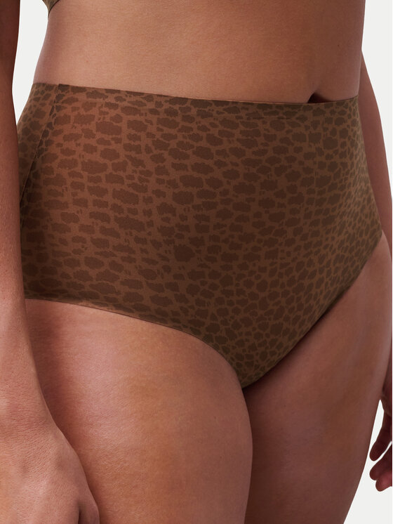 Chantelle Chantelle Класичні труси з високою талією Soft Stretch C11D70 Коричневий