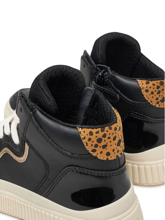 Geox Sneakersy Geox J Laquinny J56M3B 05402 C0531 S Čierna