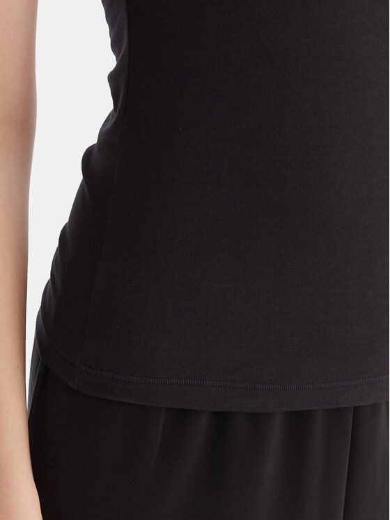 Hunkemöller Hunkemöller Top Singlet 302809 Negro Slim Fit