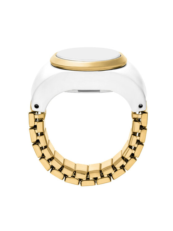 Fossil Pulkstenis Fossil Watch Ring ES5412 Balts