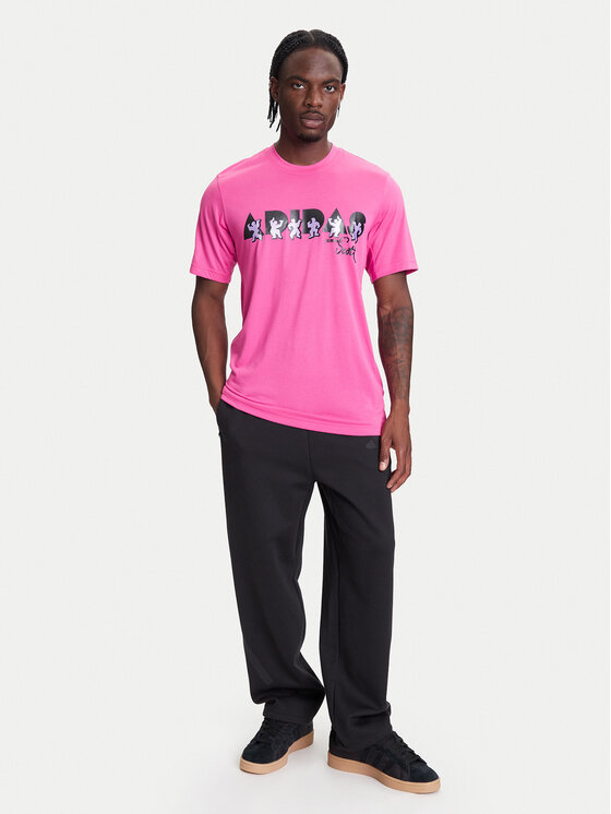 adidas adidas Футболка Jeremy Scott JL7619 Рожевий Regular Fit