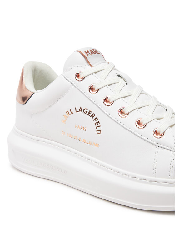KARL LAGERFELD Sneakersy KARL LAGERFELD KL62538K Bílá