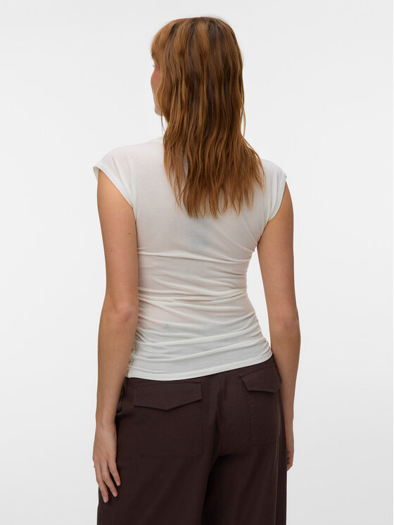 Vero Moda Vero Moda Camiseta Avasarah 10342876 Blanco Slim Fit