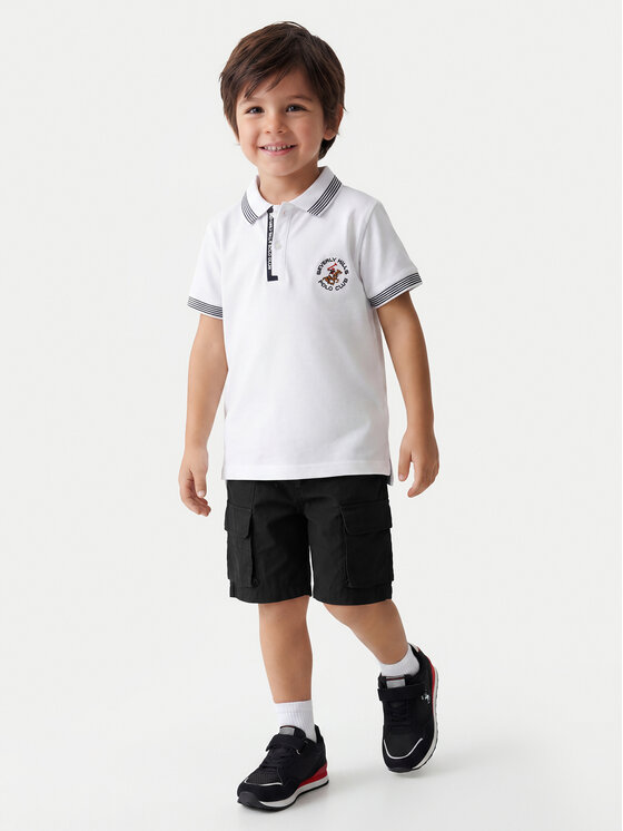 Beverly Hills Polo Club Beverly Hills Polo Club Поло P-SS26B-P424108 Білий Regular Fit